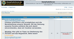 Desktop Screenshot of dampfradioforum.de