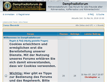 Tablet Screenshot of dampfradioforum.de